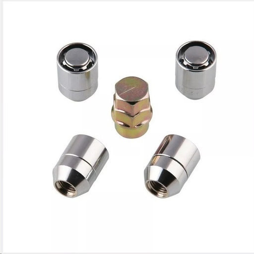 [CANT85002] CANDADO TUERCA 12 x 1.5 ACERO 4 TUERCAS 