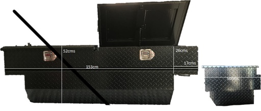 [CHAP2601] CAJA HERRAMIENTA C/RESAQUE INF 60 C/2 TAPAS **SOLO VENTAS MAYOR A 4 PIEZAS