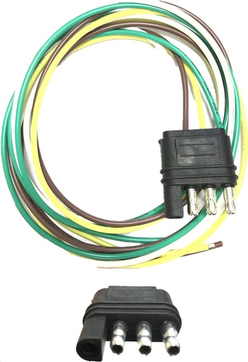 [CONE009] CONECTOR REMOLQUE 4 VIAS SOLO UNA PUNTA