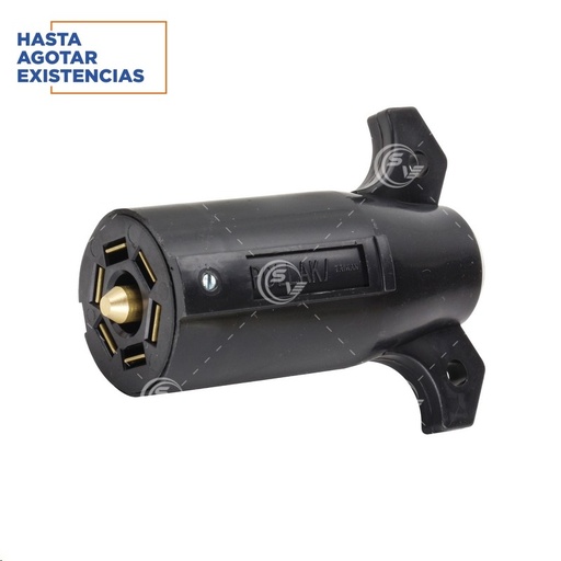 [CONE85002] CONECTOR REMOLQUE 7 VIAS MACHO PLASTICO