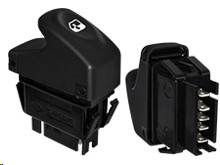 [CONV52001] CONTROL VIDRIOS PLATINA/CLIO IZQ LARG 5T