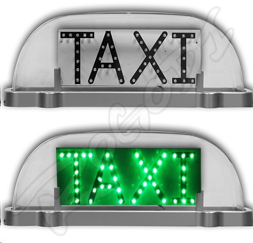 [COPT009] COPETE TAXI CON IMÁN LUZ LED VERDE