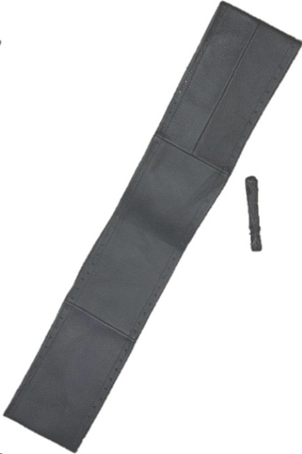 [CUBV020] FUNDA DE VOLANTE BRONX PIEL TEJIDA GRIS 