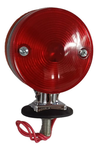 [009-P006] PLAFON NORMAL REDONDO 3" DIRECCIONAL AMBAR/ROJO