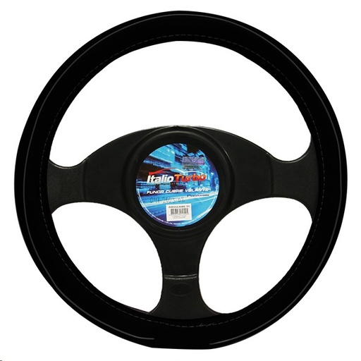 [CUBV85003] CUBRE VOLANTE VINIPIEL NEGRO "L"