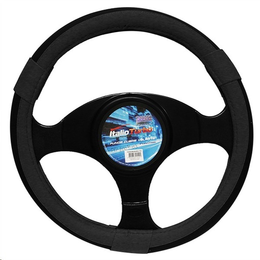 [CUBV85004] CUBRE VOLANTE VINIPIEL NEGRO "L"