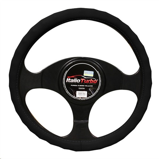 [CUBV85008] CUBRE VOLANTE VINIPIEL NEGRO "L"