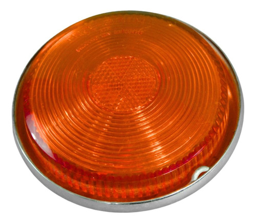 [009-P010-A] PLAFON UNIVERSAL CAMIONETA/TRAILER ARILLO GRANDE 4.5" AMBAR