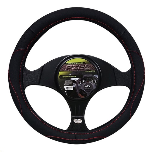 [CUBV85017] FUNDA DE VOLANTE PIEL NEGRA M"