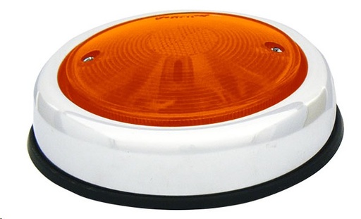 [009-P011-A] PLAFON DELFIN 3.5" AMBAR