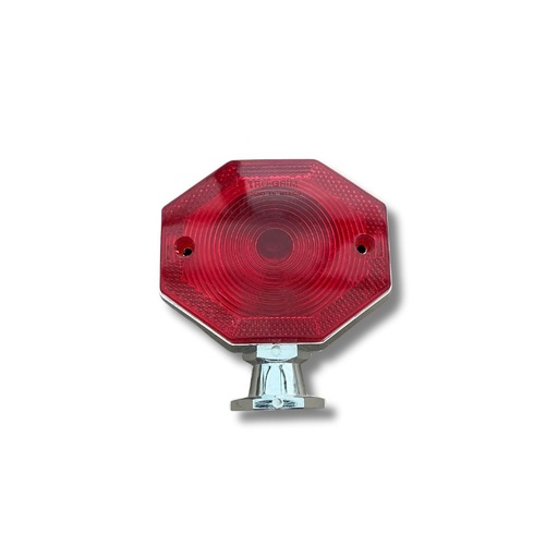 [D-540-AC] PLAFON DIRECCIONAL OCTAGONAL AMBAR/ROJO
