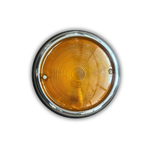 [009-P012-A] PLAFON DELFIN 5" AMBAR ***Hasta Agotar