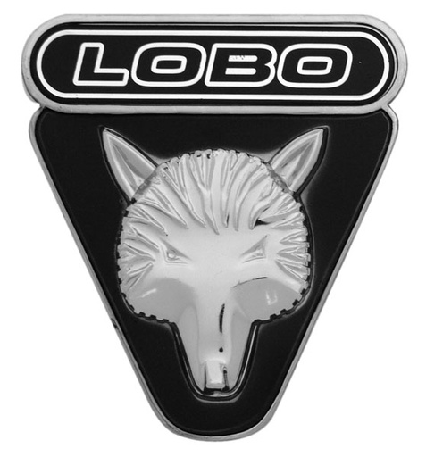 [EMB-0381-02] EMBLEMA LETRERO FD LOBO FIGURA TRIANG CR