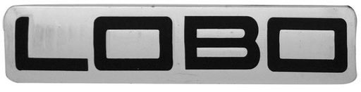[EMB-0525-01] EMBLEMA LETRERO LOBO FD PU 04-08 CROMO