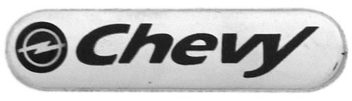[EMB-0569-01] PLACA CV CHEVY CON LOGO OPEL