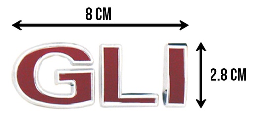 [001-4003-01] EMBLEMA LETRERO GLI VW JETTA Y BORA 07