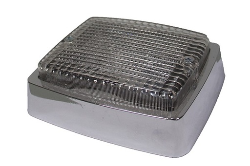 [009-P030-C] PLAFON PAMBAZO 4.5 X 5.5 CROMO CRISTAL PZ