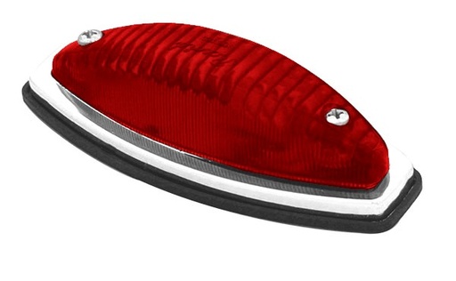 [009-P031-R] PLAFON LAGRIMITA 1.6X4.5" ROJO   ***