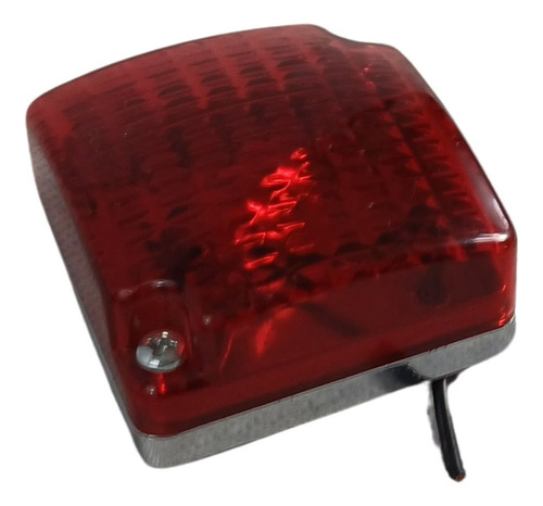 [009-P033-R] PLAFON CUADRITO 2X2" ROJO   ***