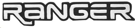 [EMB-0783-02] EMBLEMA LETRERO RANGER CROMO