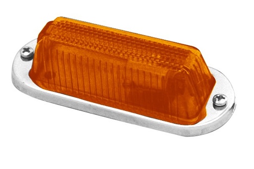 [009-P035-A] PLAFON LAMPARITA 1.6 X 4.3" AMBAR