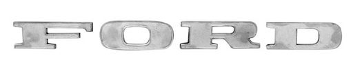[001-0919-03] EMBLEMA LETRERO DELAN FD 73-79 METAL