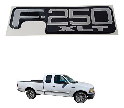 [F-250 XLT] EMBLEMA LETRERO F-250 XLT ENCAPSULADO