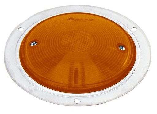 [009-P043-A] PLAFON EMBUTIDO 4 CROMO AMBAR PRECIO NOR
