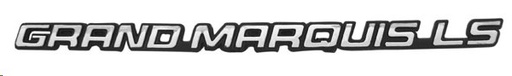 [EMB-1368-02] EMBLEMA LETRERO FD GRAND MARQUIS LS CROM