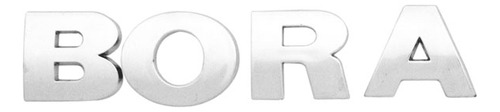 [EMB-1589-04] EMBLEMA LETRERO VW BORA CROMO PRECIO NORMAL