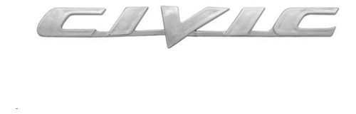 [EMB-1607-04] EMBLEMA LETRERO HONDA CIVIC 07 CROMO