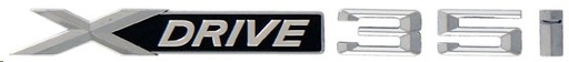 [EMB-2660-02] EMBLEMA LETRERO XDRIVE 35i CROMO