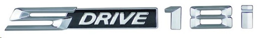 [EMB-3120-01] EMBLEMA LETRERO SDRIVE 1.8i BMW CROMO