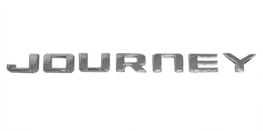 [EMB-3758-02] LETRAS JOURNEY CROMO