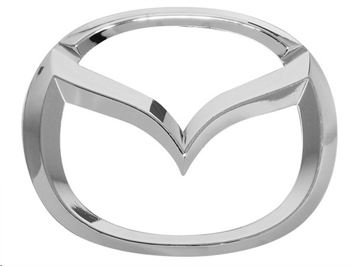 [EMB-4003-02] EMBLEMA LOGO MAZDA CX7 16.2 X 12.9 CM CR