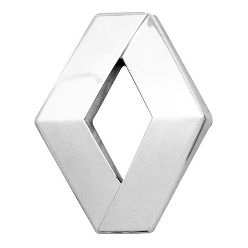 [EMB-4013-02] ESCUDO RENAULT 13x10.5 cm. CROMO
