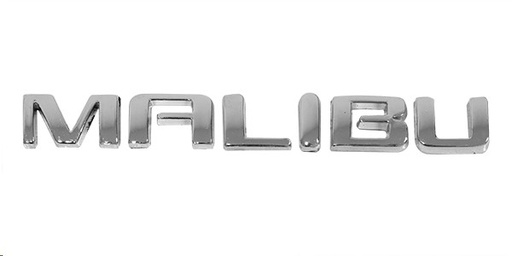 [EMB-4050-04] EMBLEMA LETRAS CV MALIBU 11-19 CROMADO
