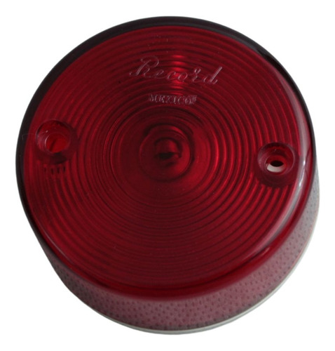[009-P055-R] PLAFON TRUCK LITE C/TORN 2.5" ROJO