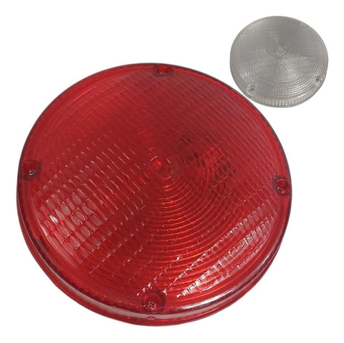 [009-P061-R] PLAFON MINIBUS TIPO AMERICANO 7 ROJO PRE