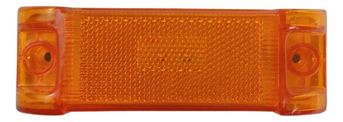 [009-P063-A] PLAFON TIPO RECORD 2X6" AMBAR