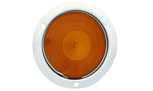 [009-P081-A] PLAFON EMBUTIDO CROMO CON ARILLO 4" AMBA