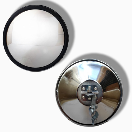 [ESPU008] ESPEJO CONVEXO 8" CROM. C/ABRAZADERA