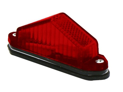 [009-P086-R] PLAFON PIRAMIDE 1X3.5 ROJO PRECIO NORMAL