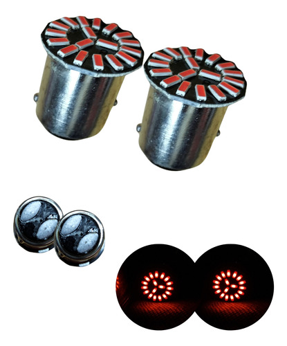[F1034L129RME] FOCO 1034 ROJO 18 LEDS ESTROBO