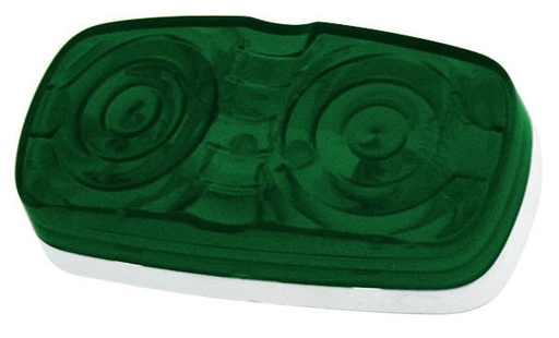 [009-P087-V] PLAFON HELLA DE PRESION 2X4" VERDE   ***