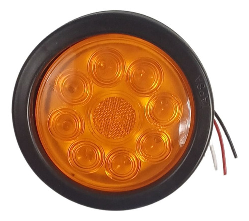 [FAD2393] PLAFON EMBUTIDO 4" SELLADO C/MOVIM AMBAR