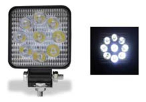 [FARA0008] FARO RECTANGULAR CH 9 LEDS 8 CMS BLANCO