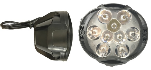 [FARA0013] FARO REDONDO ALTA INTENSIDAD 9 LEDS BLAN