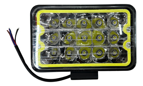 [FARA0046] FARO RECT 15 LED 16.2X10.5cms BLANCO ALT