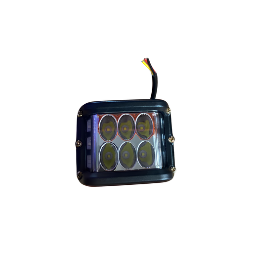 [FARA0053] FARO RECT 12 LED 9.5X7cms BLANCO Y AZUL 